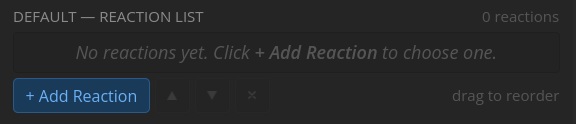 Adding the R_LabelMessage reaction