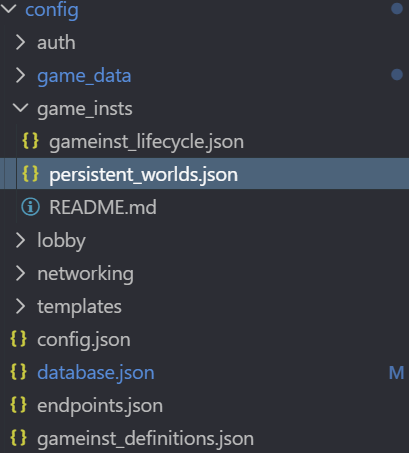 game_insts directory with persistent_worlds.json highlighted